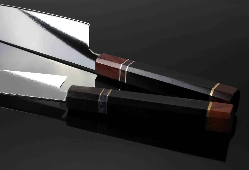 

XITUO High Quality 9 Inch Chef Knife vg10 Steel Japanese Sashimi Sushi Santoku Salmon Meat Slicing Knife German Kitchen Steak CN