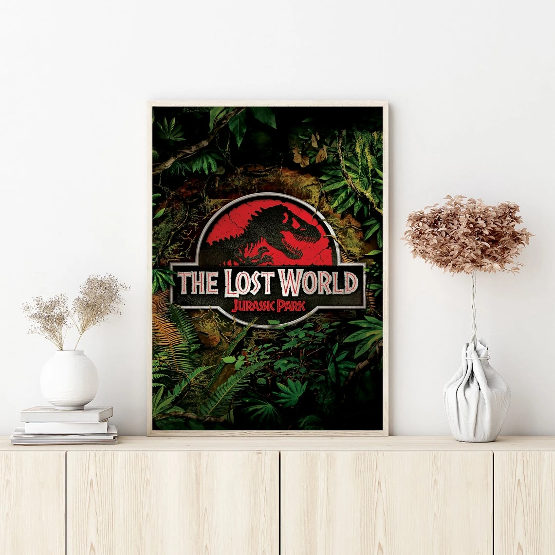 Плакат из фильма «Парк Юрского периода» «Потерянный мир», художественная настенная Картина на холсте, для спальни, гостиной, украшение для дома (без рамки)