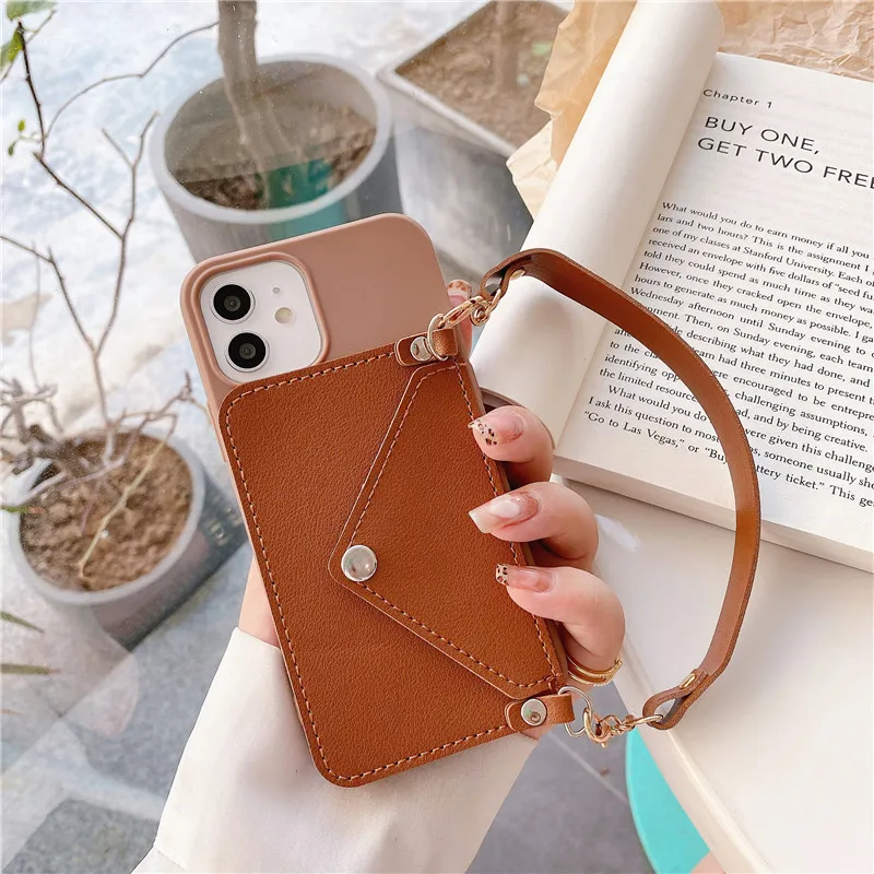 Чехол для телефона Xiaomi Mi A3 A2 A1 чехол с ремешком на запястье бумажник задняя крышка