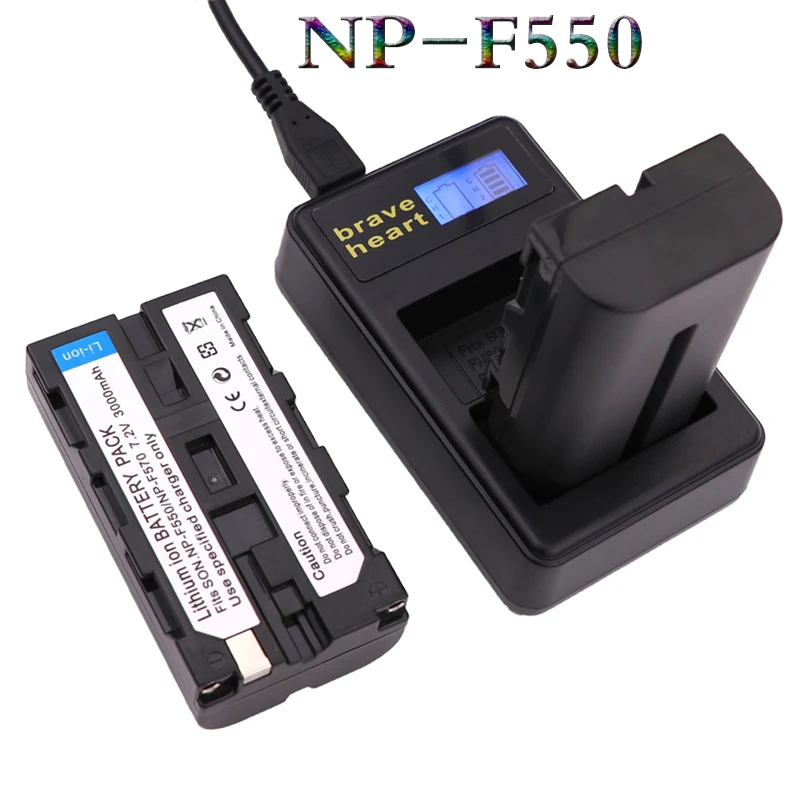 4 шт. NP-F550 NP F550 NP-F570 Камера Батарея+ ЖК-дисплей USB Зарядное устройство для sony NP-F330 NP-F530 NP-F570 NP-F730 NP-F750 CCD-TRV81 CCD-RV100