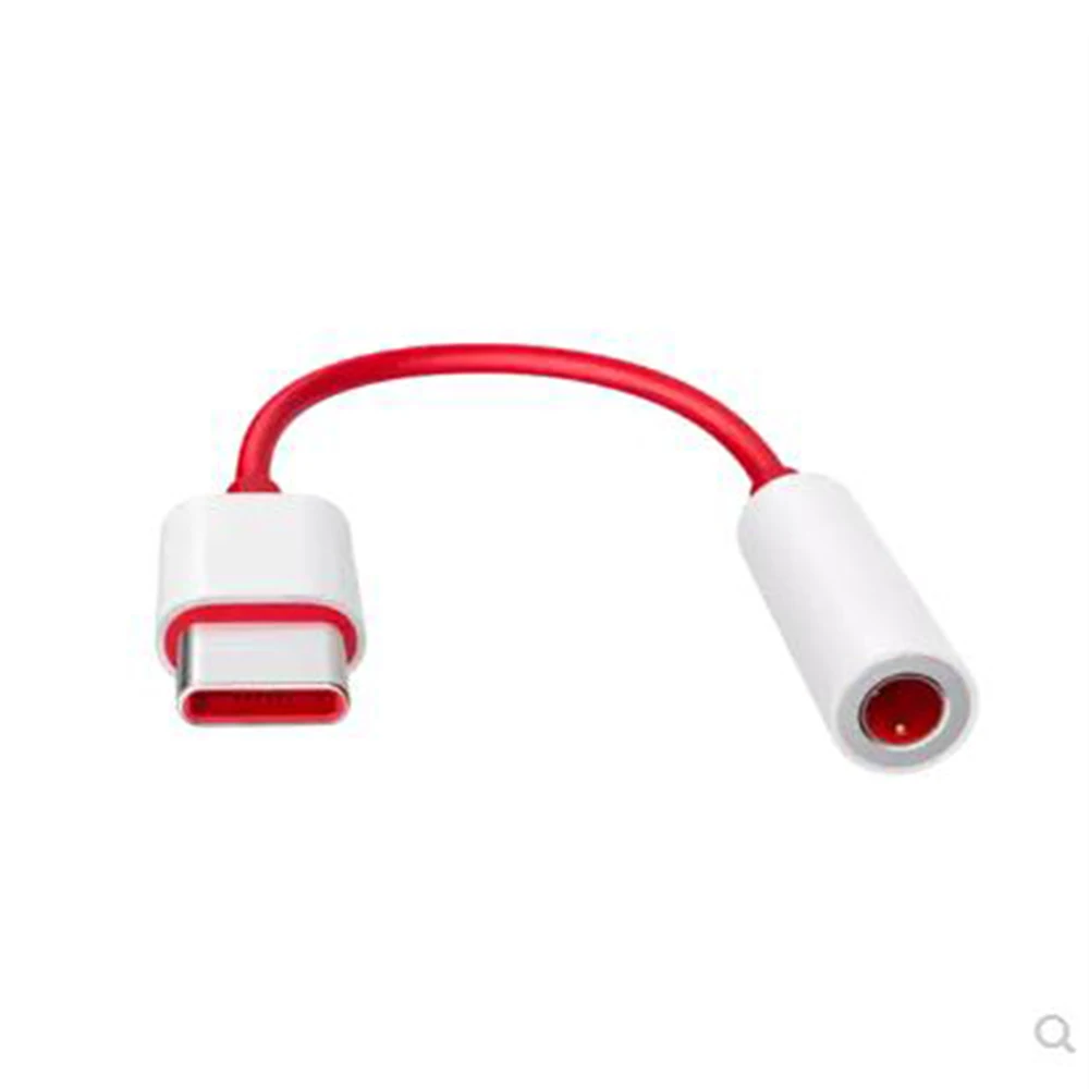 Оригинальный адаптер для наушников oneplus 6T 7 Pro usb Type C на 3 5 мм Aux аудио кабель 7T/7T c