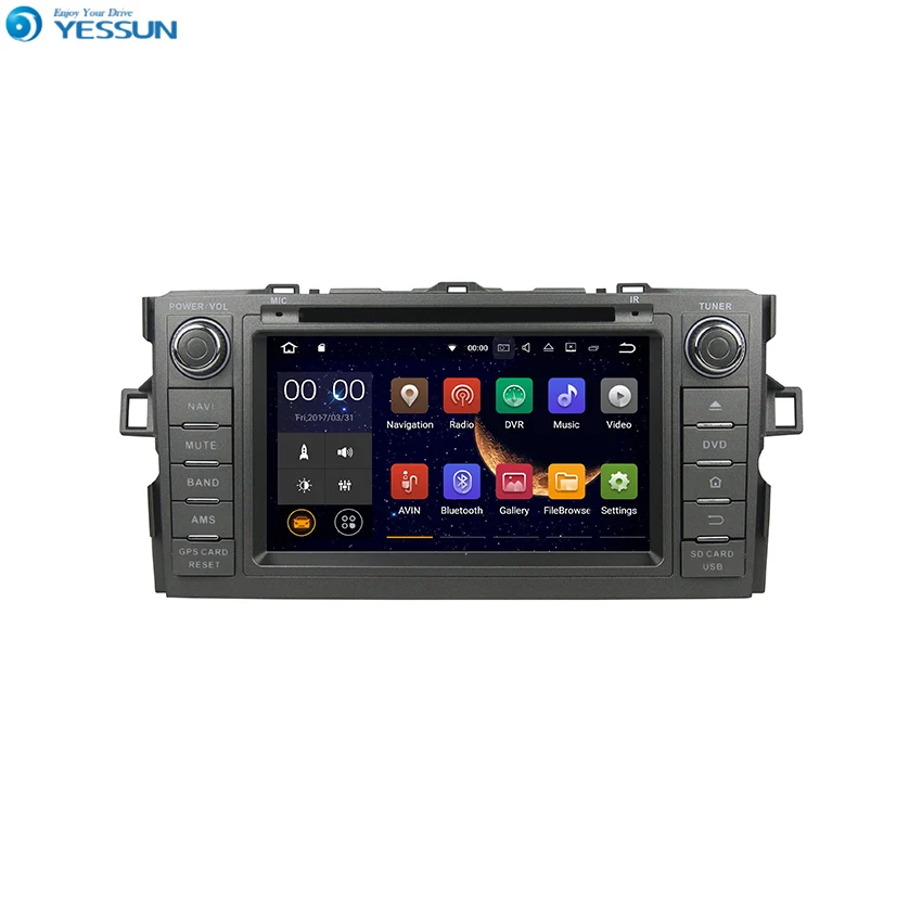 Мультимедийный плеер Yessun для Toyota Corolla Auris 2007 ~ 2012 Android автомагнитола с GPS навигацией