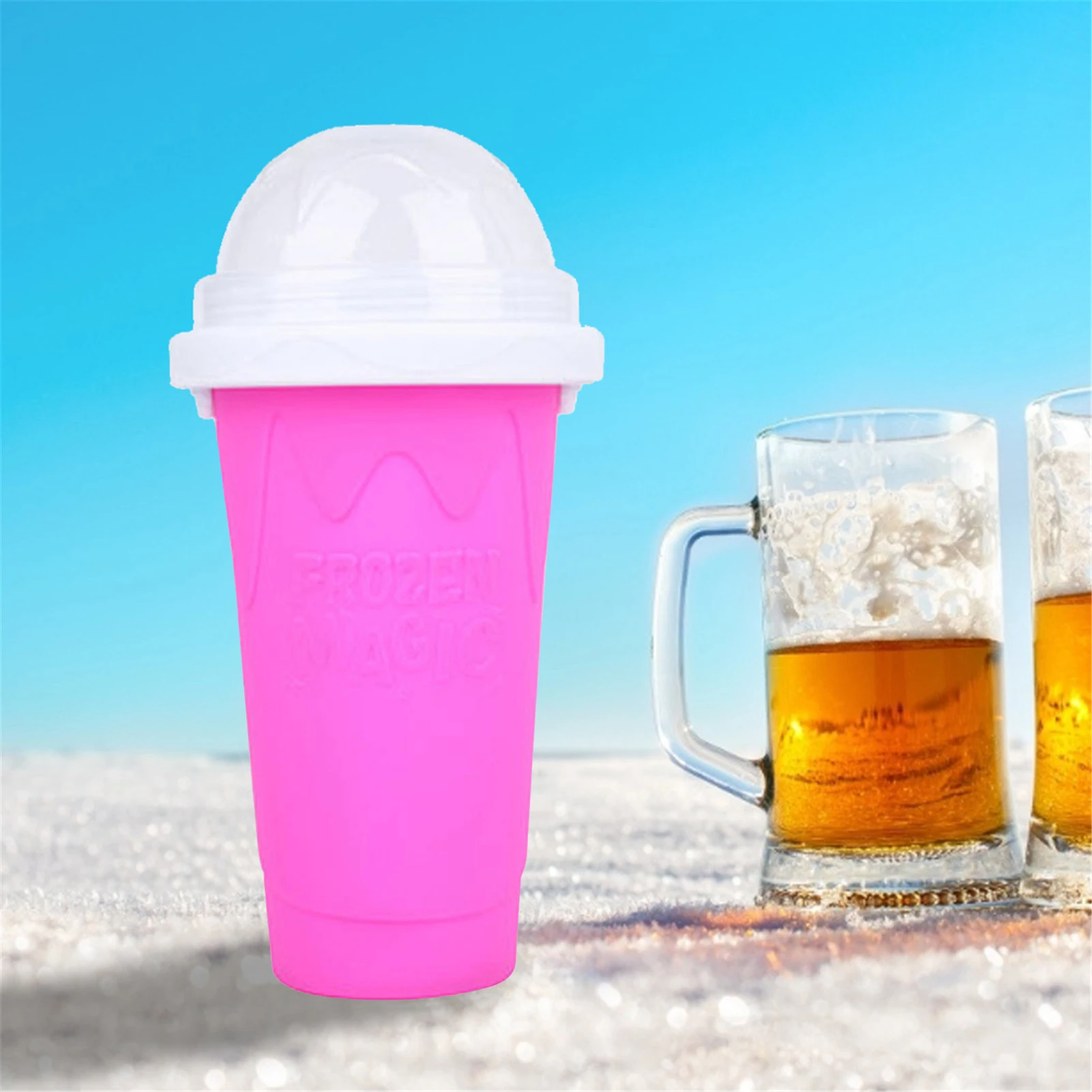 Taza de hielo para hacer batidos, trituradora de hielo para el hogar, casero-4