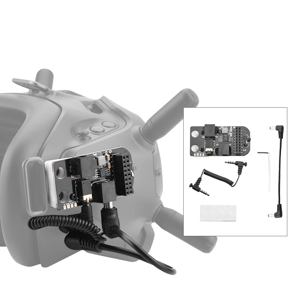 

5.8G Module Receiver for DJI FPV Glasses V2 Flight Glasses Receiver Portable Receiver Analog Receiver 5.8G Receiver Systems