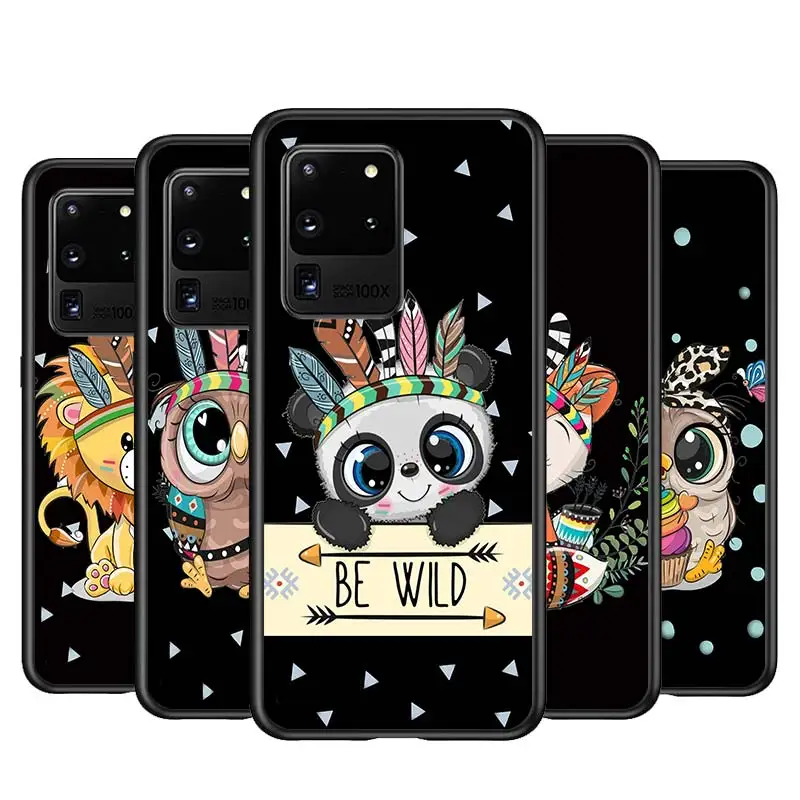 

Cute Cartoon Animals For Samsung M02 M31 S M60S M40 M30 M21 M20 M10 S M62 M12 F52 Note 20 Ultra 10 Pro Plus 8 9 Phone Case