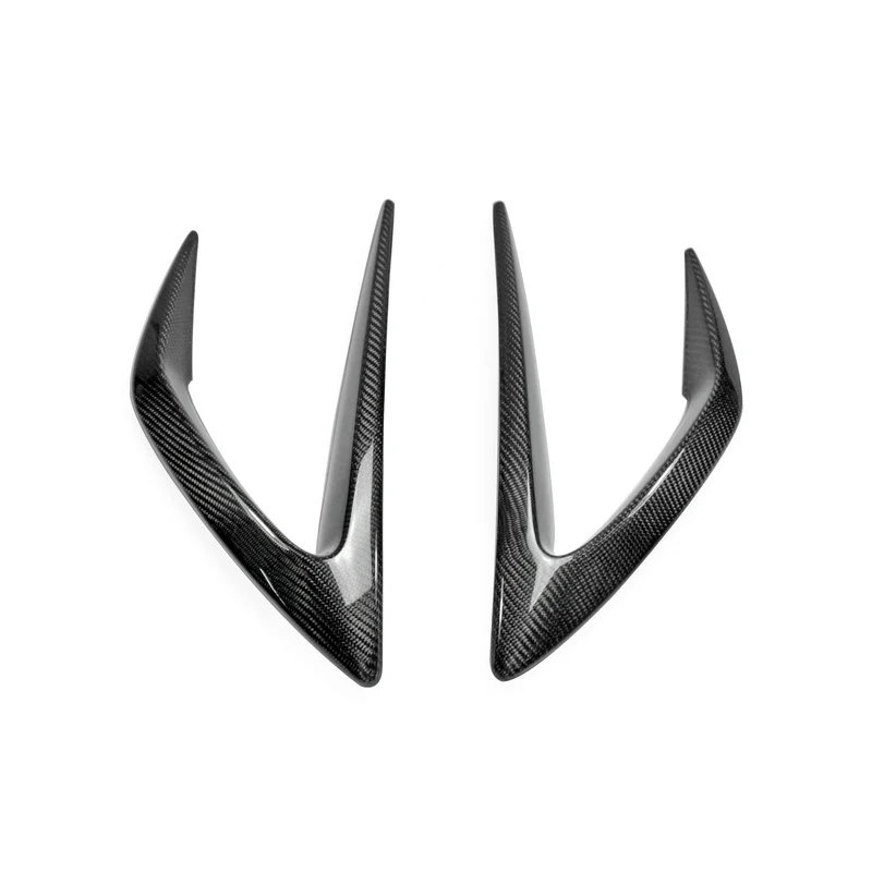 Автомобильный Стайлинг углеродное волокно передний бампер кожух воздуховода