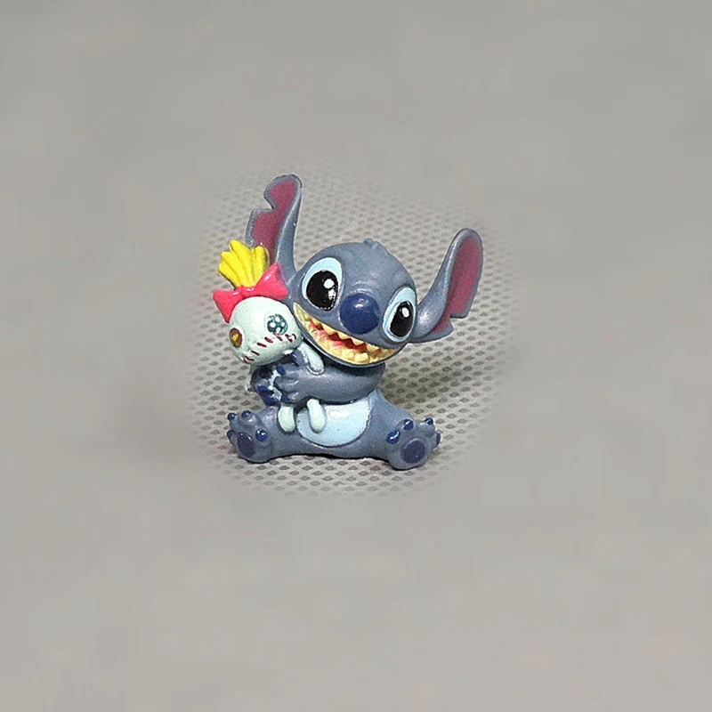 11 шт. Дисней Лило и Стич мультяшный мини стежок с гамбургером мороженое модель
