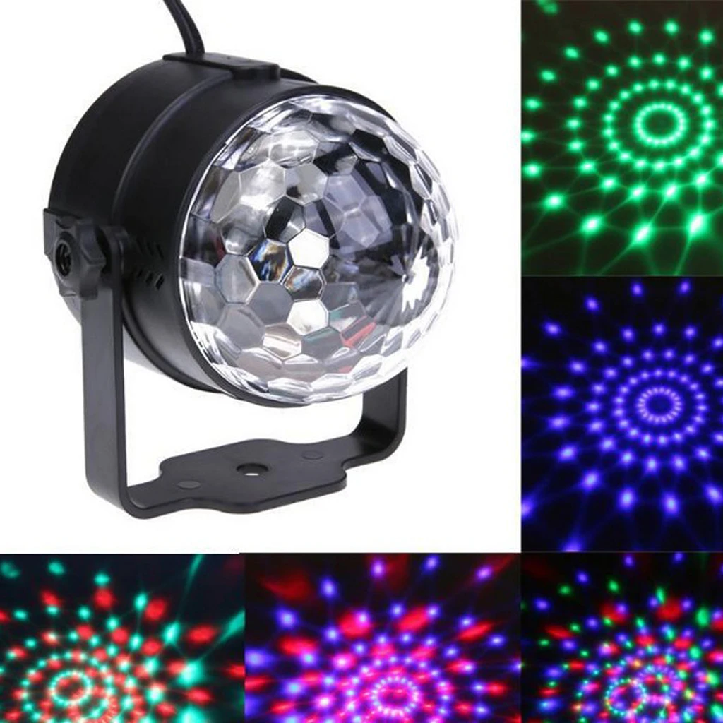 

3W RGB Ball Lamp Lights Home Parties Bar Nightclub DJ Banquet Karaoke