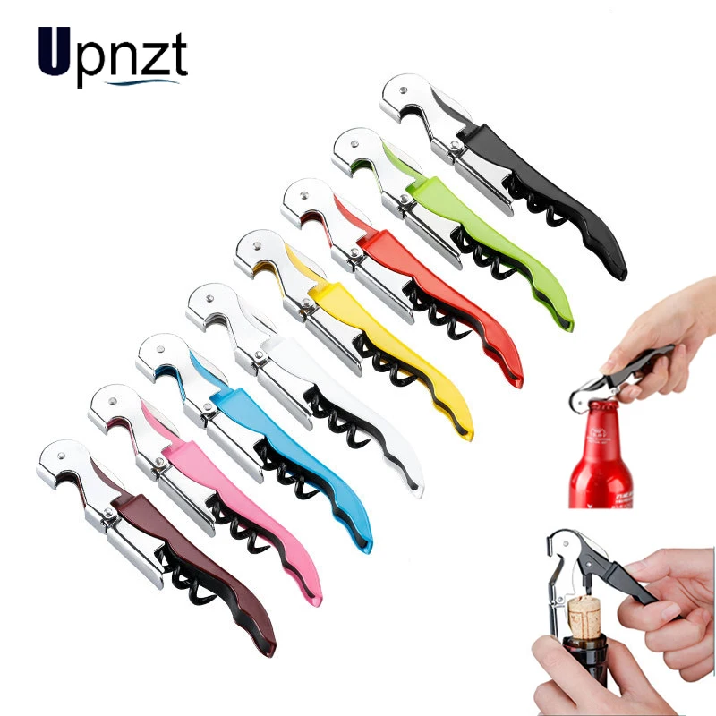 6 шт Нержавеющая сталь открывалка для бутылок творческий Корк Винт Штопор