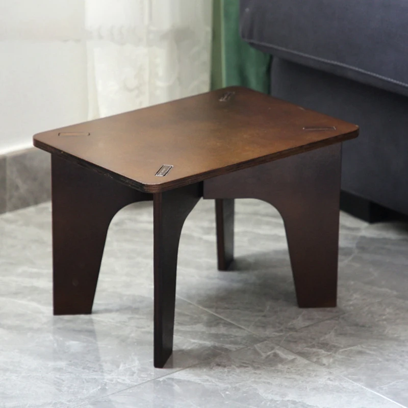 Деревянный ступенчатый табурет в стиле ретро нескользящая детская кухонная