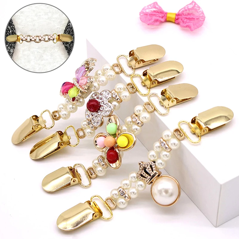 Retro Pear Butterfly Cardigan Duckbill Buckle for Women Sweater Blouse Shawl Clips Shirt Collar Duck Clip Clasps Brooch | Украшения и