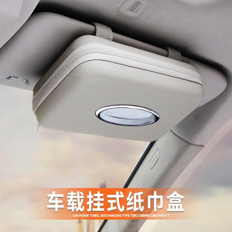 Автомобильный солнцезащитный козырек Стайлинг коробка для салфеток Porsche Macan Cayenne