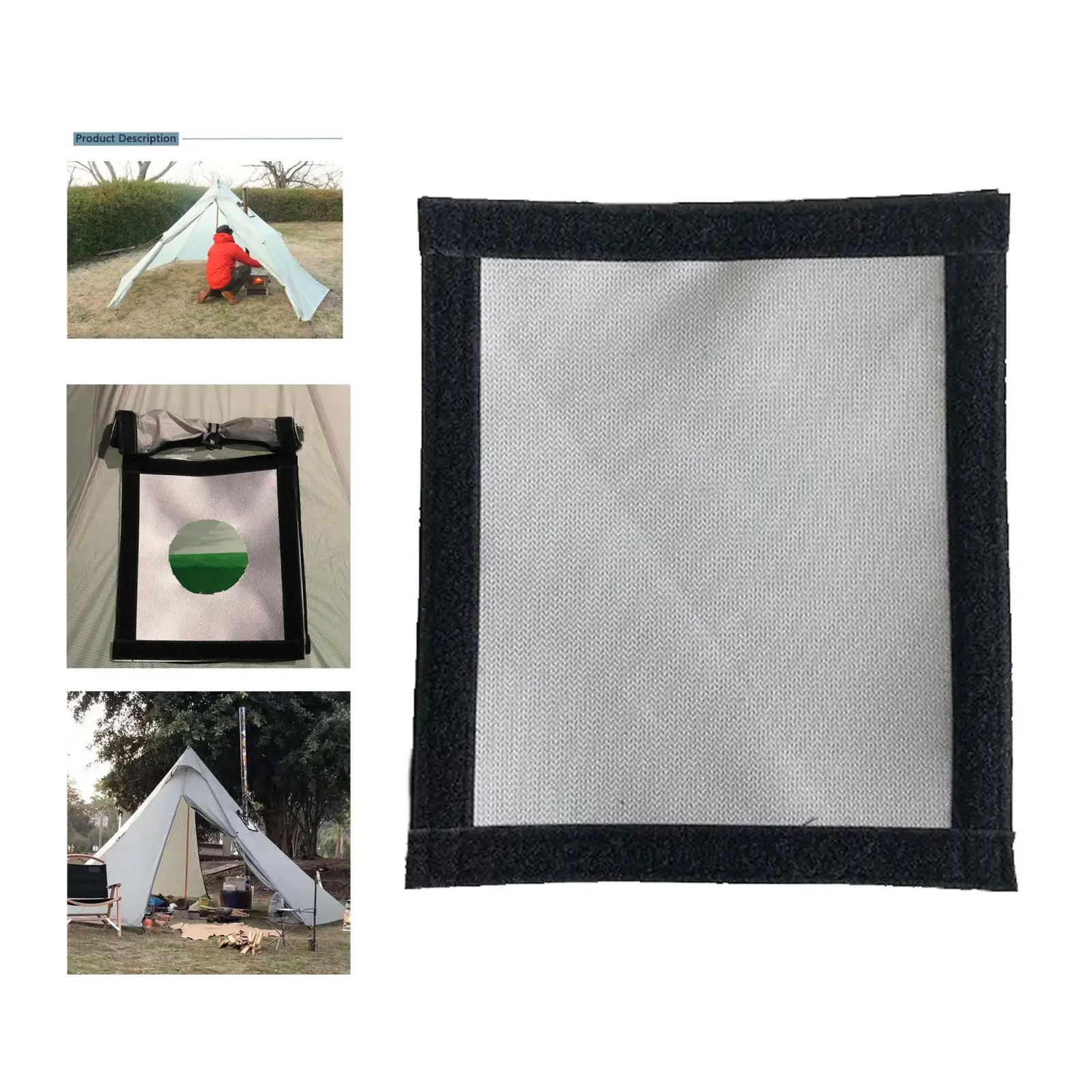 Stove Fire Pipe Ring Tent Wood Smoke Anti-scalding Prevent the from Being Burned | Спорт и развлечения