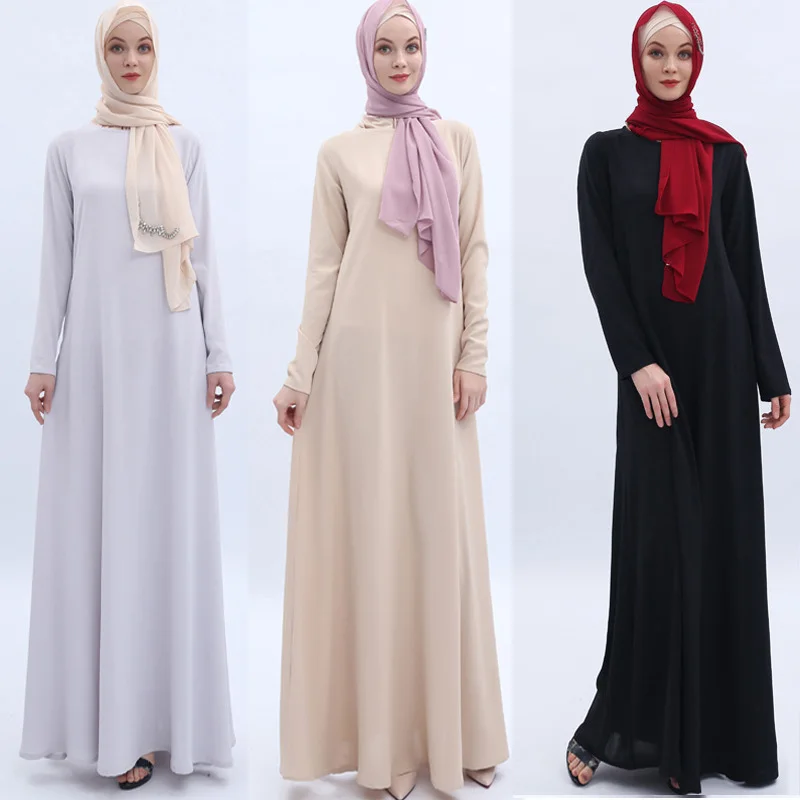 Abaya длинное мусульманское платье макси индейка Женский хиджаб кафтан Дубай