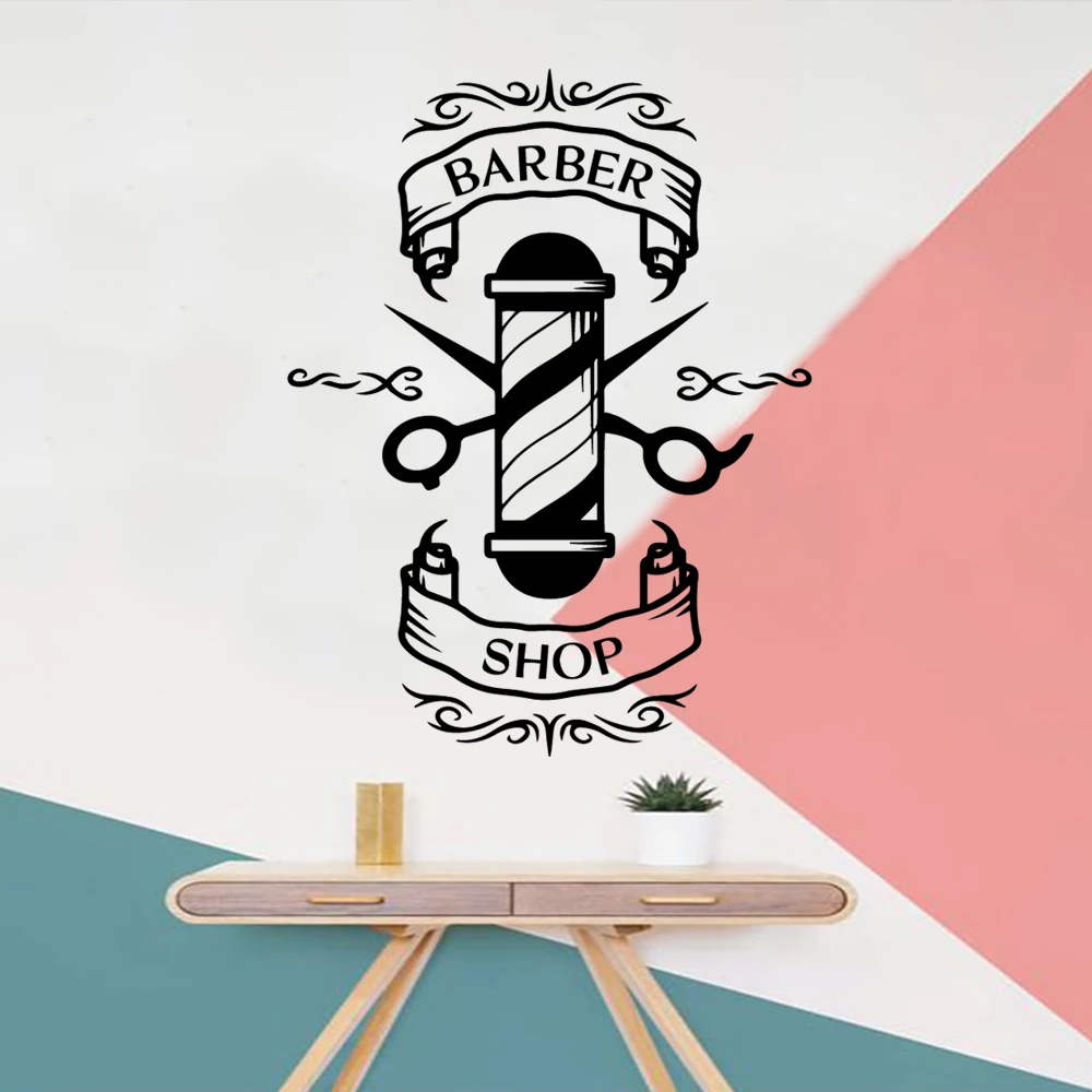 Мультяшные парикмахерские экологически чистые виниловые наклейки для детской