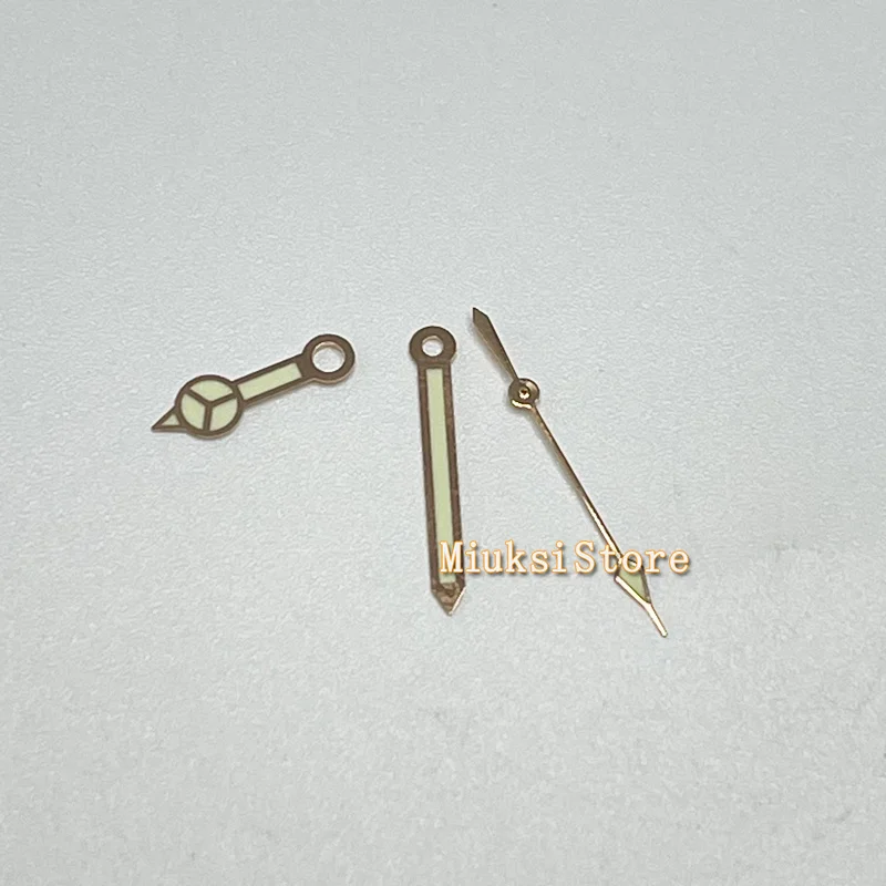 

Стрелки для часов Rose golde, запчасти для Miyota 8215, 821A, Mingzhu2813 3804, автоматический механизм, светящиеся иглы для наручных часов