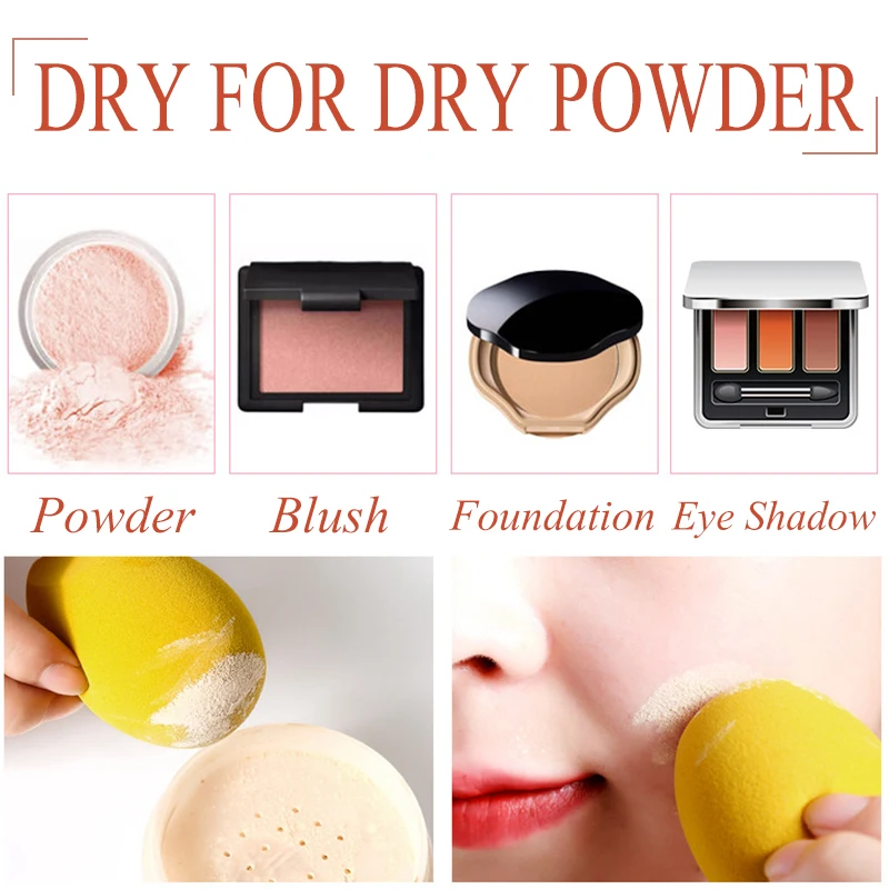 Любовь капли воды макияж губка в форме тыквы пуховка для Макияжа Косметический