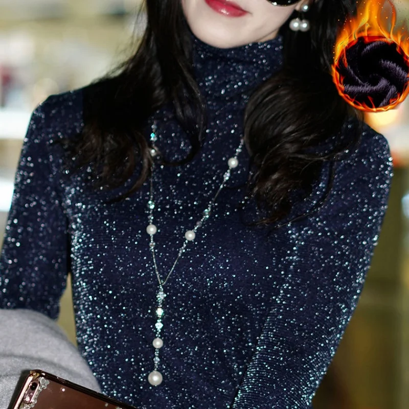 Новинка 2019 стильная Женская осенне-зимняя приталенная кружевная рубашка