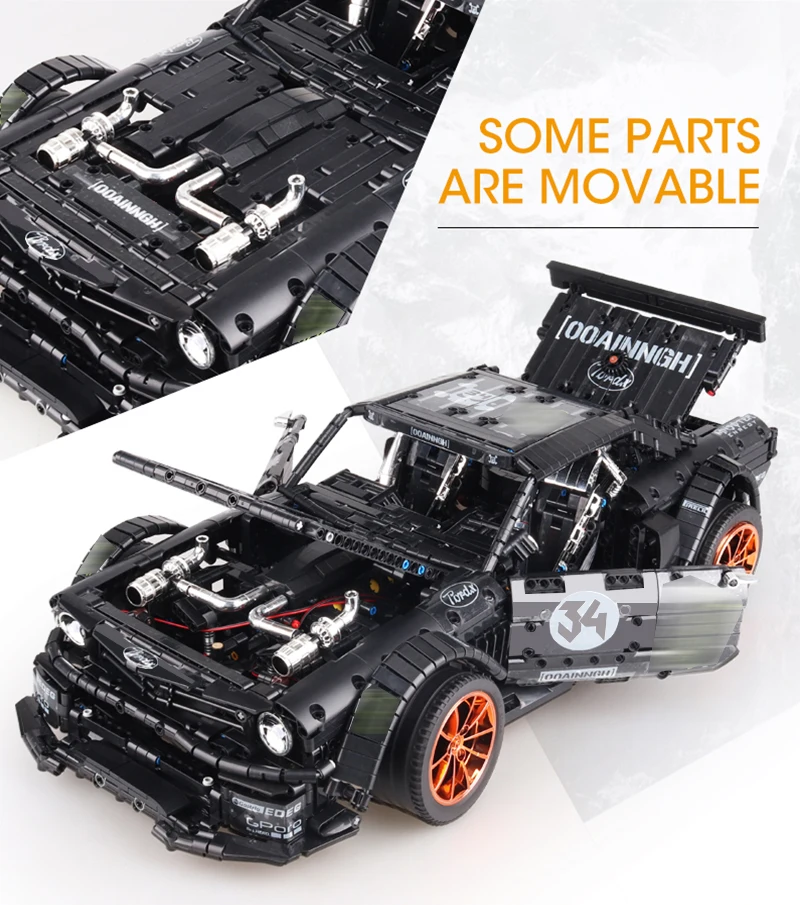 Супер гоночный автомобиль 23009 23010 20086 совместимый Technic 42083 MOC-22970 MOC-23010 строительные блоки кирпичи игрушки подарки