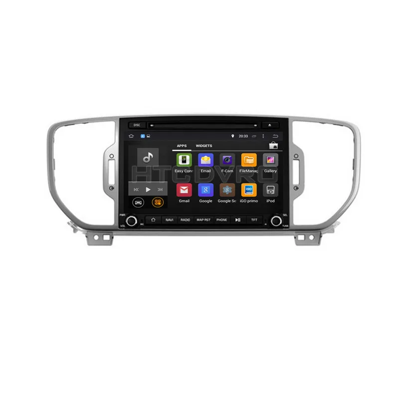 YMODVHT 8 дюймов 4G Восьмиядерный Android 9 0 7 1 Автомобильный DVD плеер для Kia Sportage 2016 GPS авто