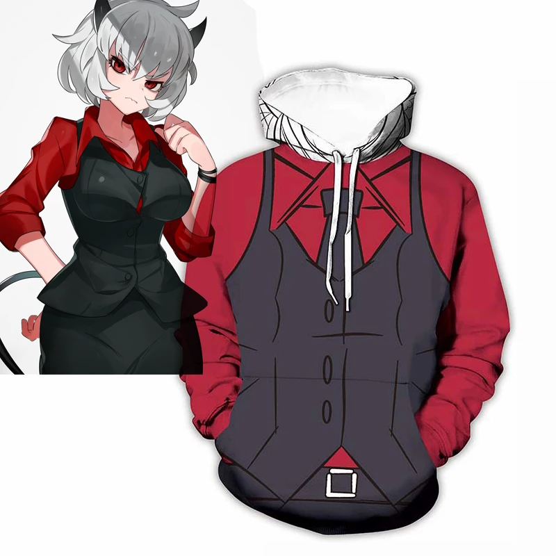 

Толстовка для косплея из игры хеллтактера, костюм малины, повседневная куртка для женщин и мужчин, Повседневная Толстовка Cltothes