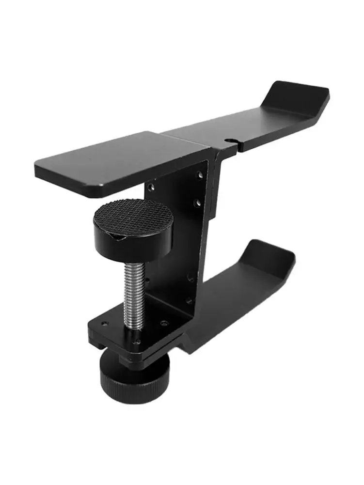 

Hanger Holder Under Desk Dual Headphone Hanger Stand Headphones Clamp With Adjustable Rotating Arm Universal For Headphones