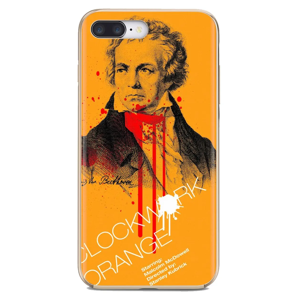 Мягкий чехол с заводным оранжевым постером для iPhone 11 Pro 4 4S 5 5S SE 5C 6 6S 7 8X10 XR XS Plus Max iPod