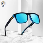 Солнцезащитные очки поляризационные для мужчин и женщин, зеркальные солнечные аксессуары в классическом стиле, квадратной формы, 2020