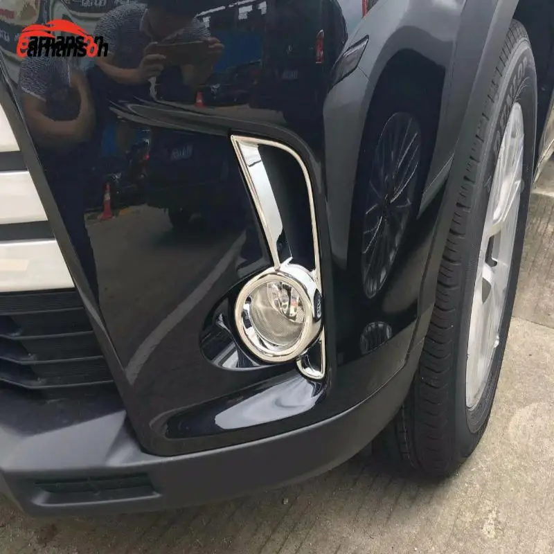 Для автомобиля Аксессуары Укладка Toyota Highlander 2018 Chrome передние противотуманные