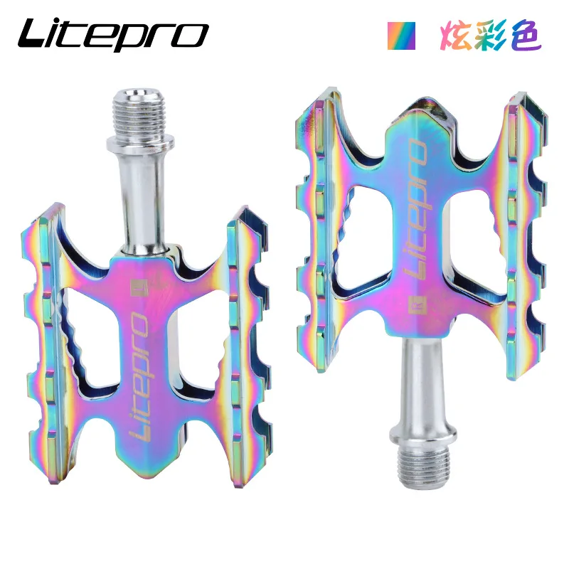 

Ultra Light Folding Bicycle Pedal K3 Bicycle Pedal Lightweight Aluminum Alloy Du Bearing Pedal