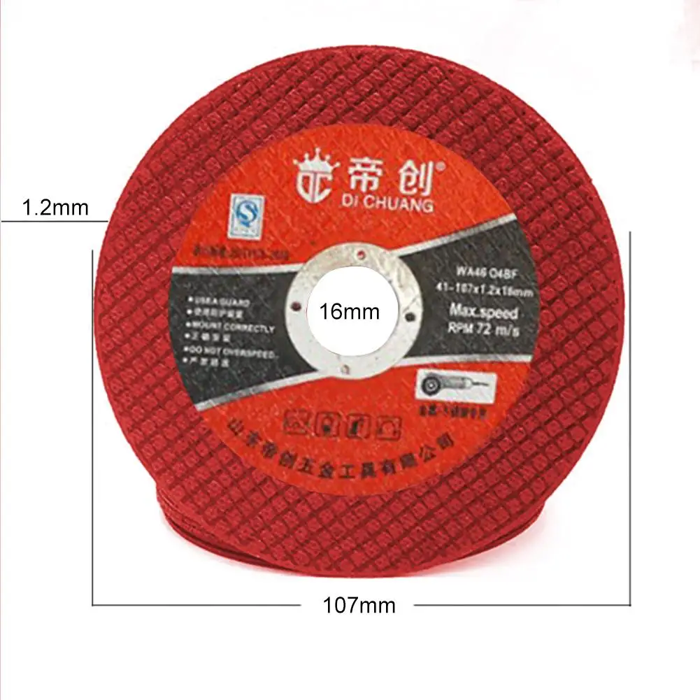 50 шт. режущие диски 100 угловая шлифовальная машина металлический шлифовальный