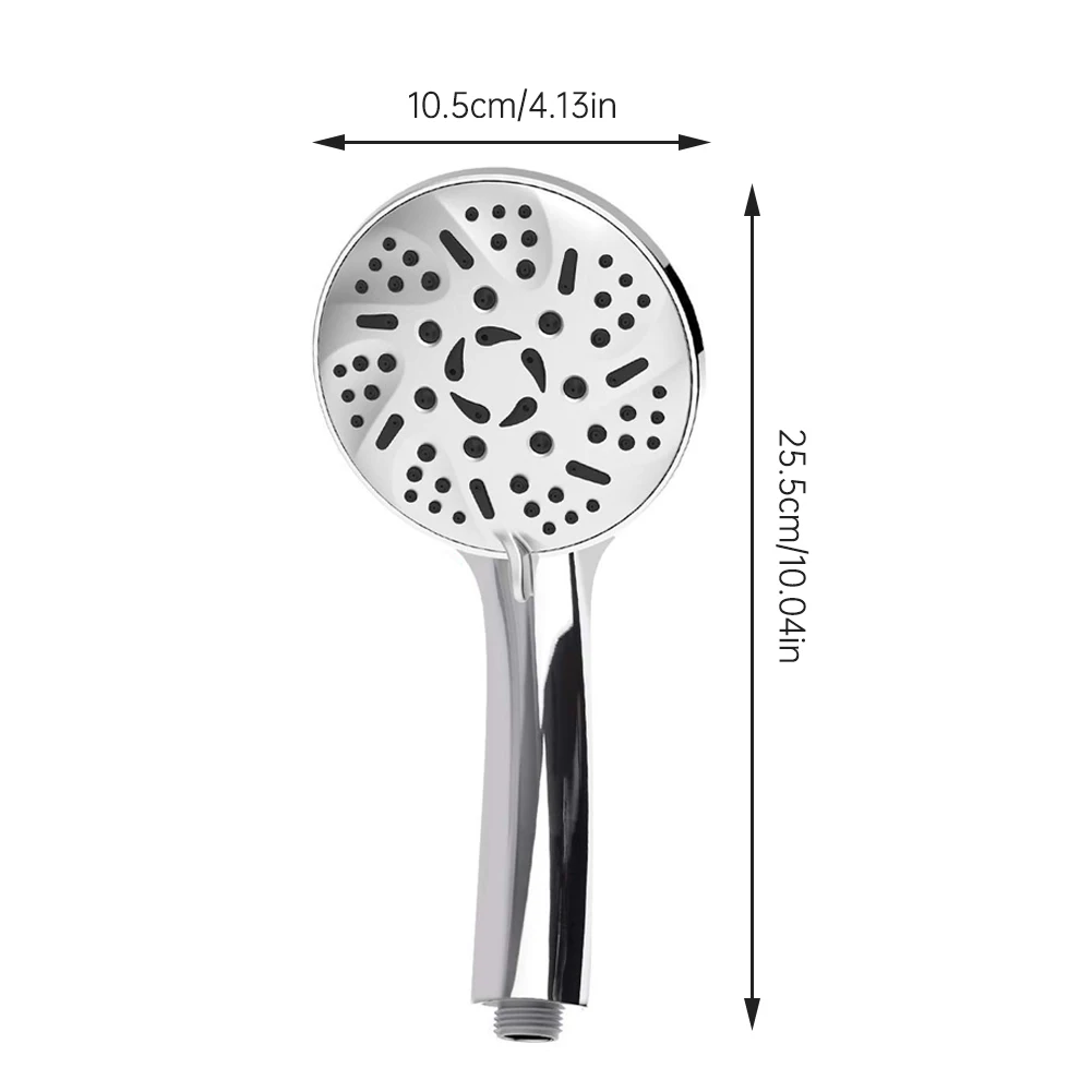 

Shower Head Set 9 Functions Handheld High Pressure Water Head Head Large Panel High Quality With Hose and Shower Holder