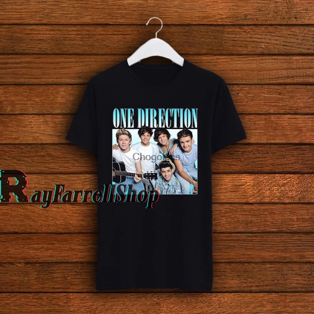 

One Direction Rap Hip Hop 90s Retro Homage Vintage T Shirt New Casual Black Men Women T Shirt RF52