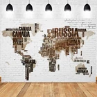 Дорожная карта мира фон для фотосъемки карта земли по всему миру портрет счастливый День рождения фон для фотосъемки фоновый реквизит украшения баннер