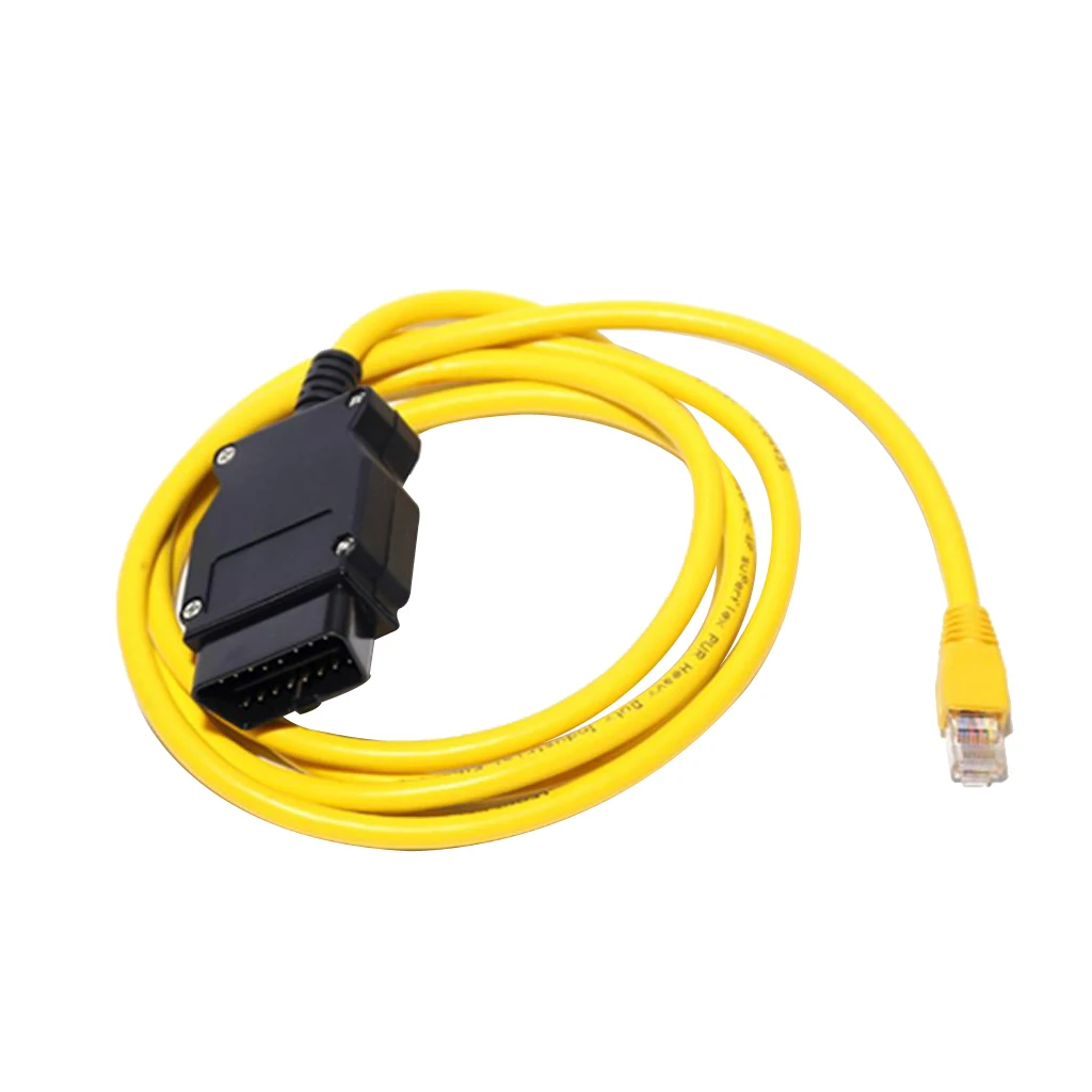 Высокая надежность 7 дюймов OBD Интерфейс удлинитель желтый для BMW ENET серии| |