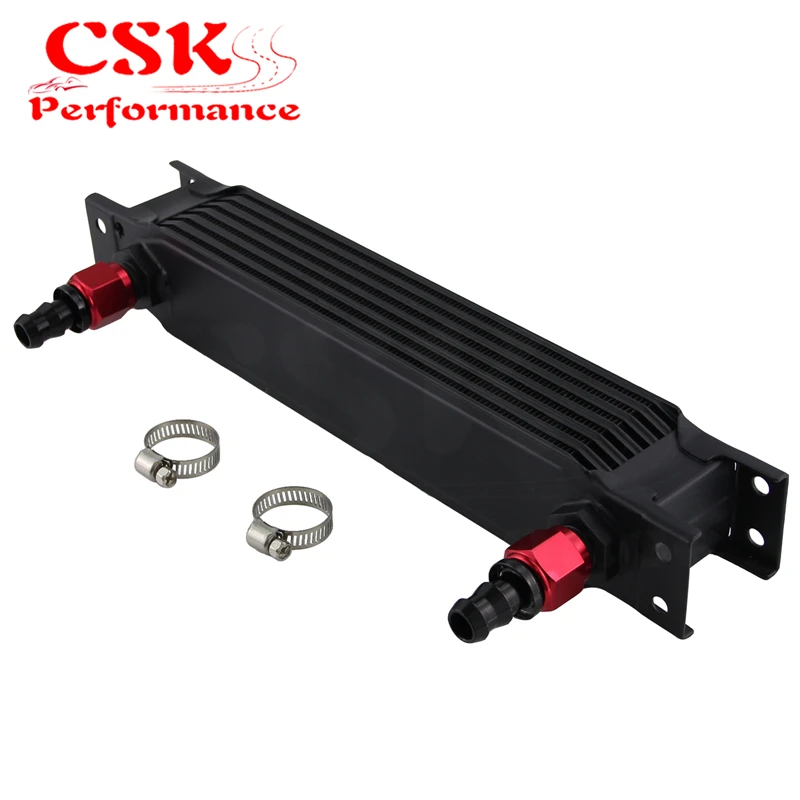 7 рядный Универсальный алюминиевый масляный радиатор AN8 для коробки передач