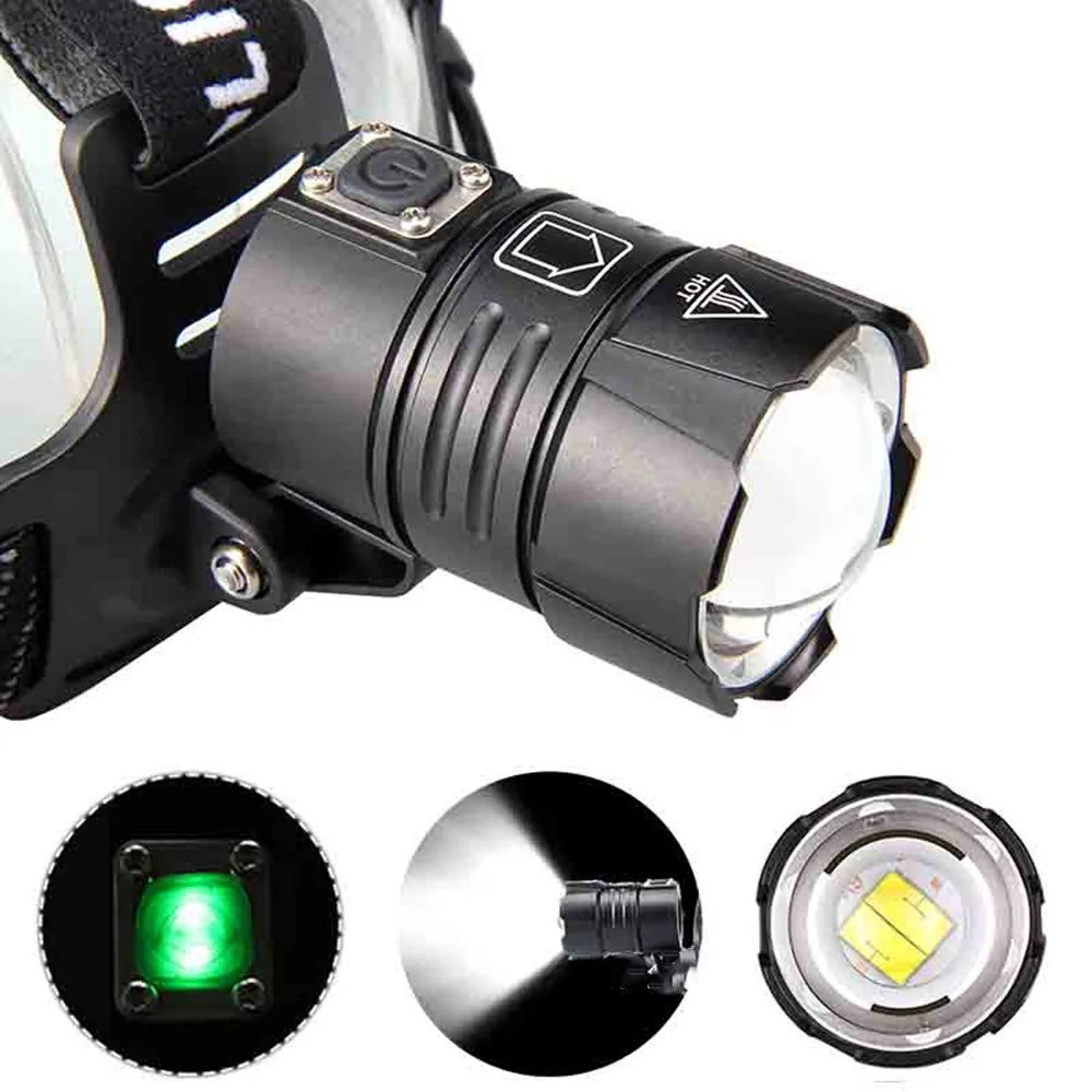 150000 Lumen Powerful XHP 70.2 LED Headlamp Fishing Camping Headlight Lantern Head Lamp 18650 Zoomable USB Torches Flashlight |