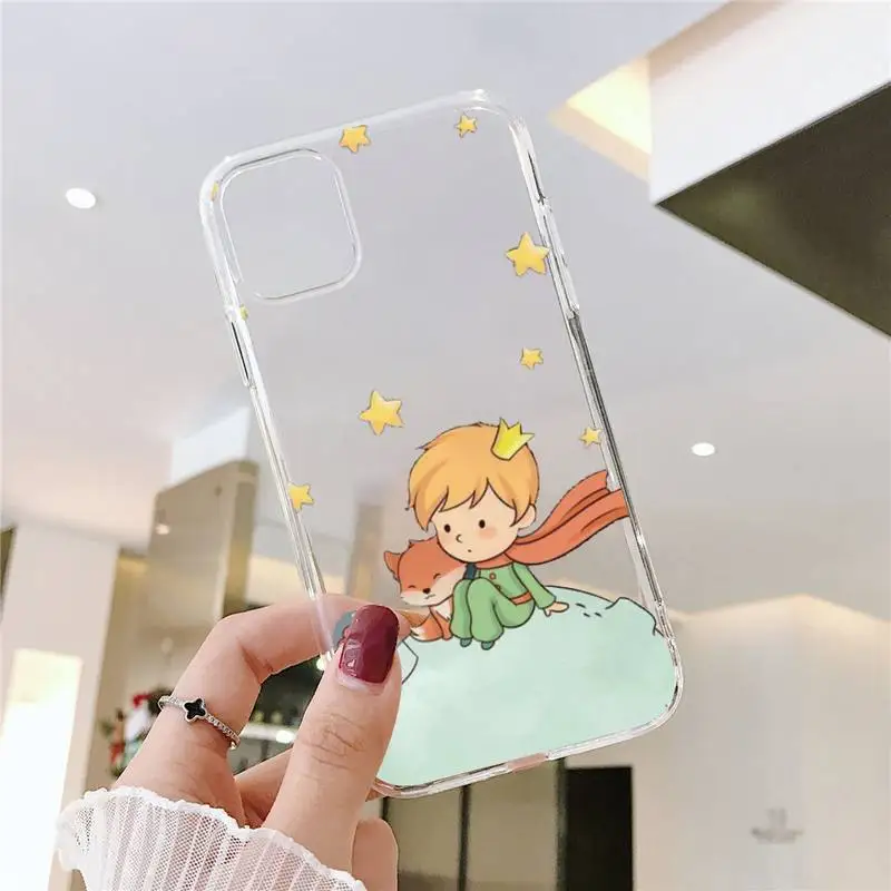 

The Little Prince Phone Case Transparent soft For iphone 5 5s 5c se 6 6s 7 8 11 12 plus mini x xs xr pro max