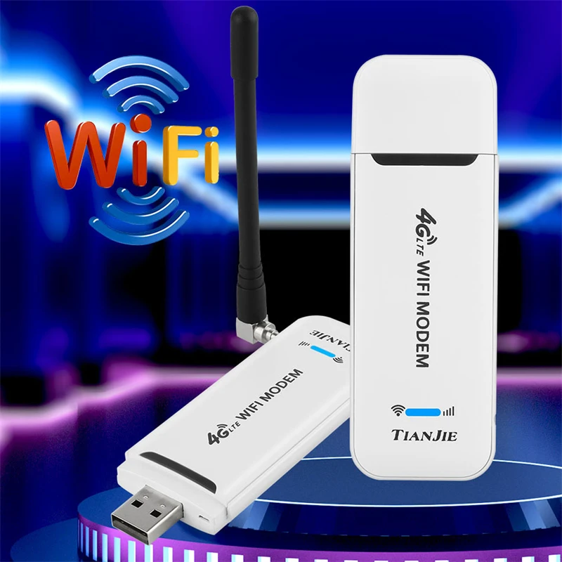 4G Wifi Router Wireless Unlock Modem 4g Sim Card Car Wi-Fi Dongle FDD/TDD Signal Hotspot USB Routers With External Antenna