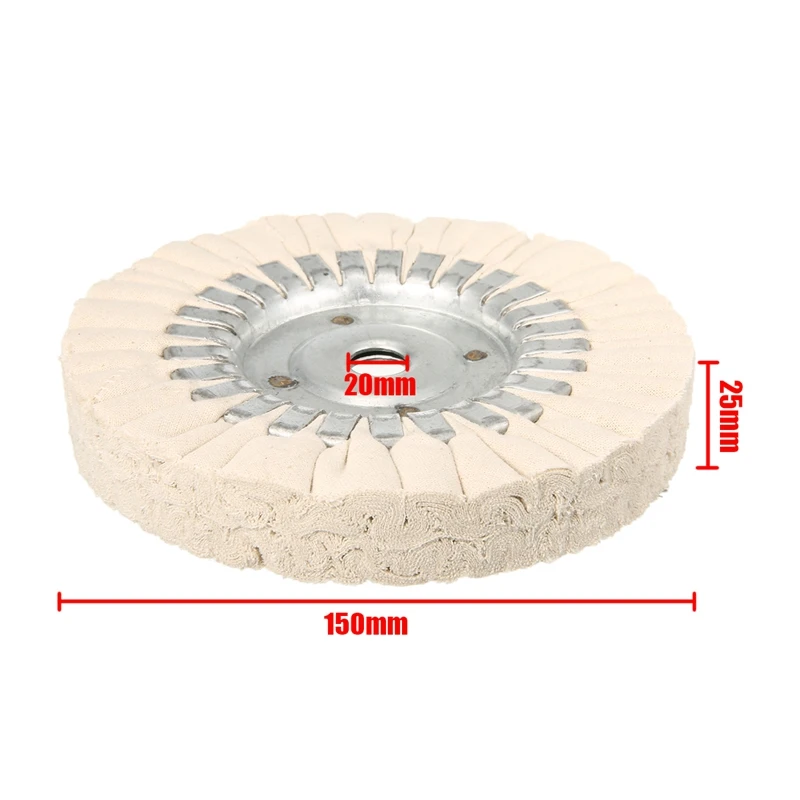 

6 Inch Cotton Airway Polishing Polishing Wheel Cutter Polishing Machine Disc Pad 25 Mm Thickness Abrasive Polishing Tool
