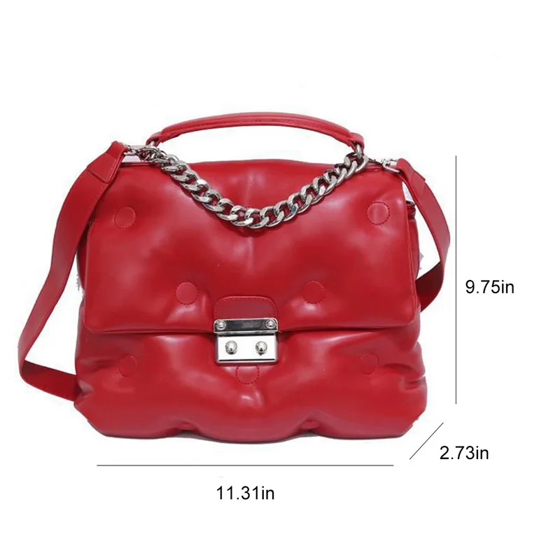 

Female PU Leather Shoulder Bag Fashionable Ladies Large Handbags Casual Messenger Bags Crossbody Bags For Women High-quality