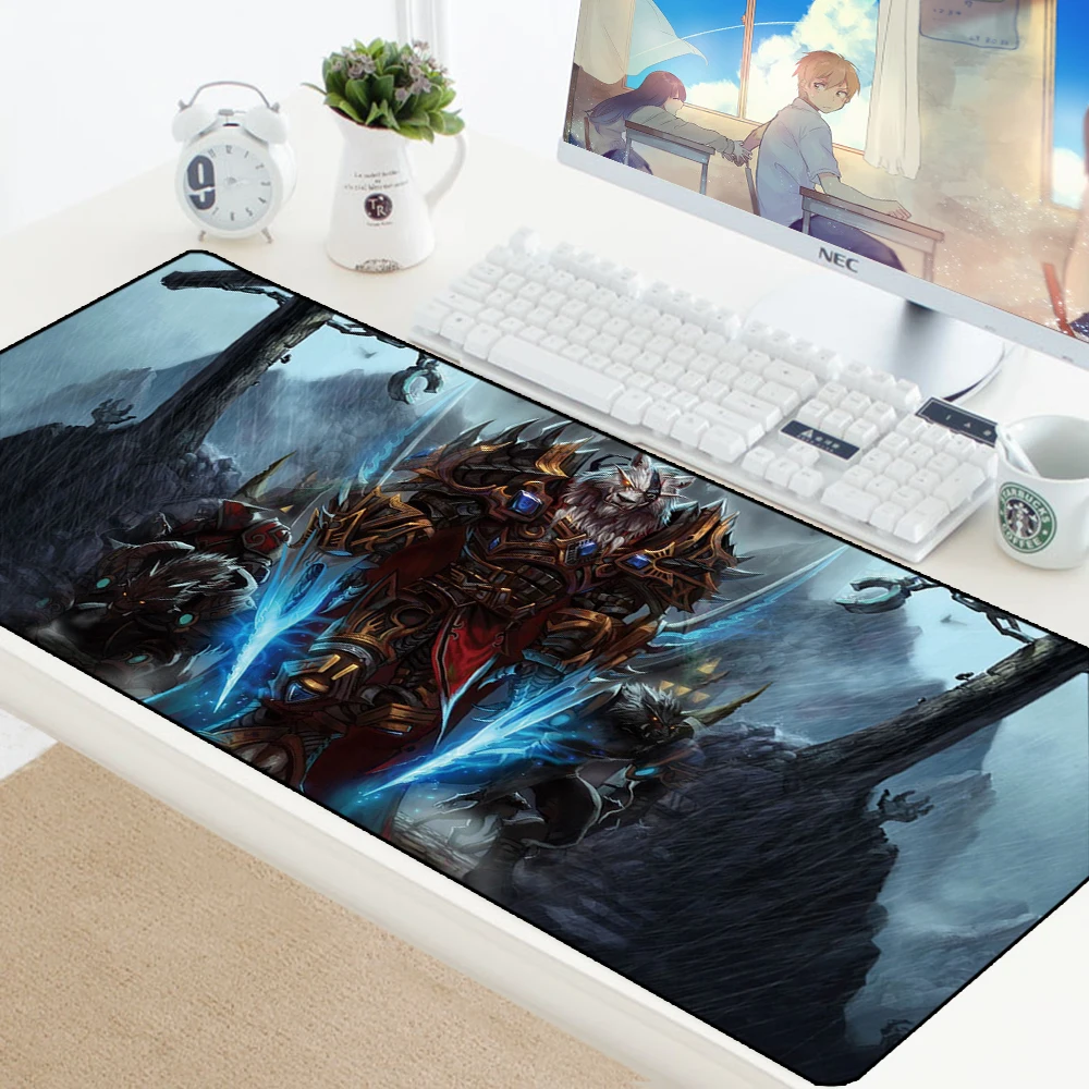 Игровой коврик для мыши 70X30 см для World of Warcraft, коврик для мыши, большой размер XL, коврик для мыши с клавиатурой, для игрового ноутбука, резиновый коврик для компьютера, ПК, скоростной коврик