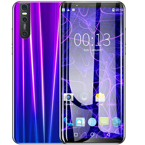 Grandient Purple Самая дешевая Быстрая Cectdigi X17 MTK6582 Смартфон Android OS 5,1 FACE ID 1 Гб+ 8 Гб 2200 мАч 5,5 дюйма 2МП+ 5Мп мобильный телефон - Цвет: Grandient Purple