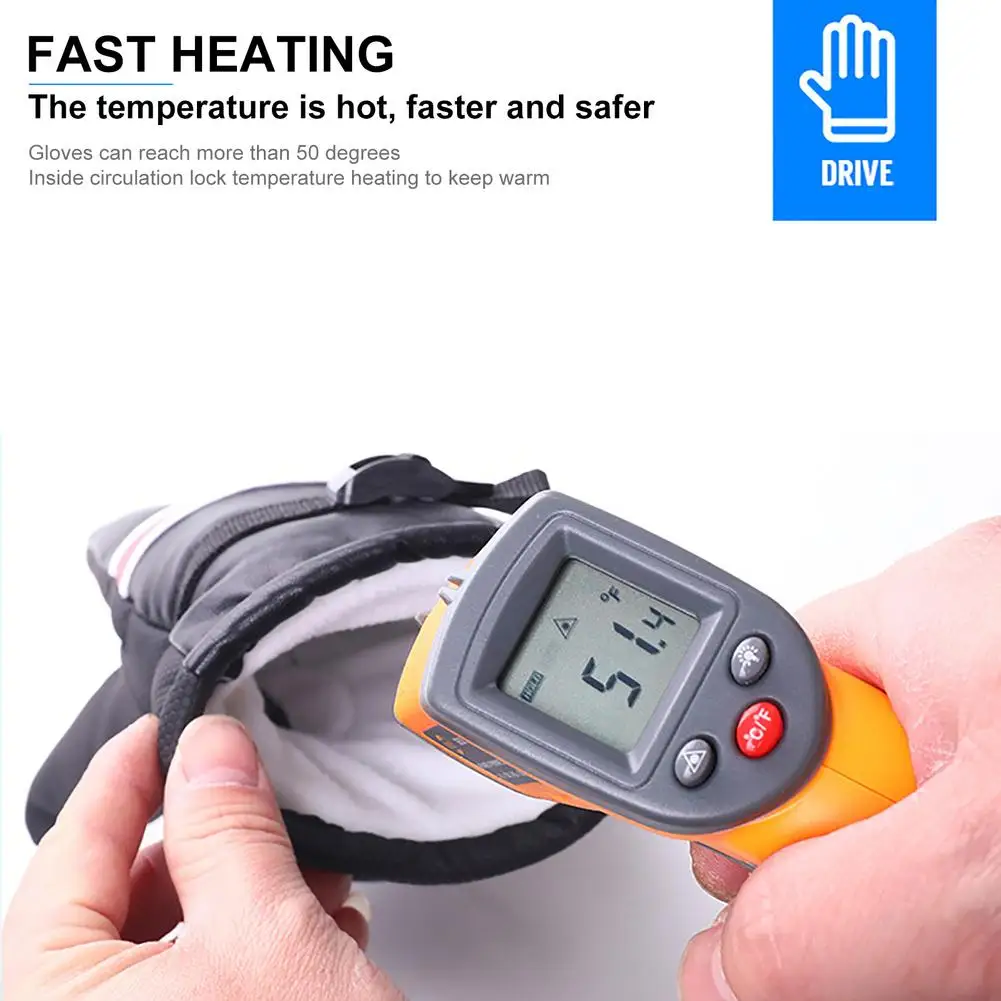 

Winter Outdoor Warm Electric Heating Gloves Touch Screen Charging Heating Heating Skiing Riding Motorcycle Wind And Cold Gloves