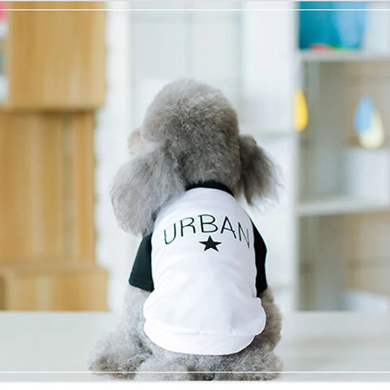 Новое поступление дешевая одежда с принтом в виде собак для малых и средних лето