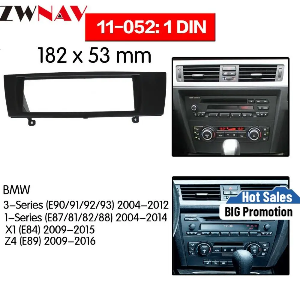 Рамка для автомобильного DVD плеера BMW 3 Series E90/91/92/93 2004 2012 1DIN автомобильное радио