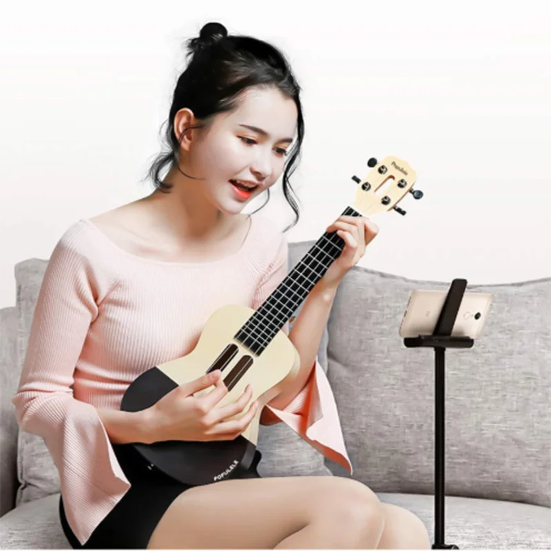 Смарт укулеле Xiaomi mijia Populele U1 4 струны 23 дюйма электрическая Guita светодиодная Bluetooth