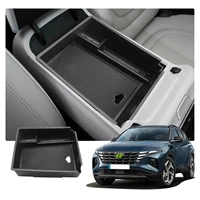 lfotpp car central armrest storage box for tucson nx4 2021 electronic transmission container auto interior tidying accessories