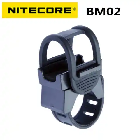 Велосипедное крепление NITECORE BM02, аксессуары для освещения, держатели для фонарика P05/P10/P12/P20/MT26/MT2C/MH12/MH10/EA11/EC21/EC20