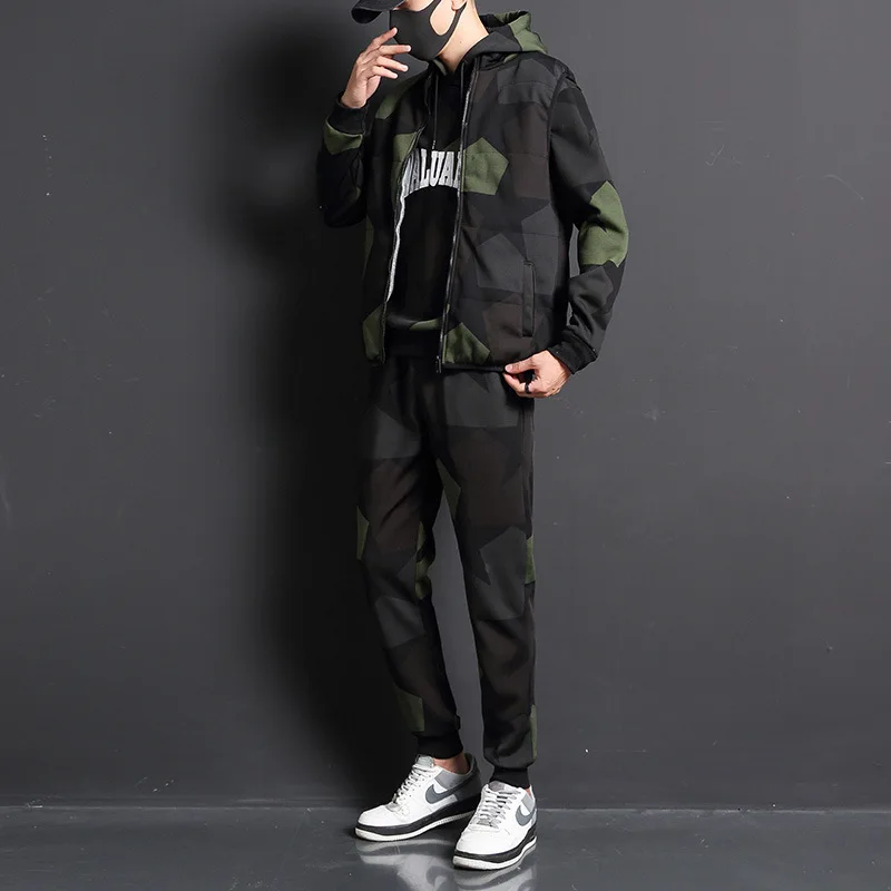 3 шт. мужской зимний спортивный костюм из трех предметов | Мужская одежда